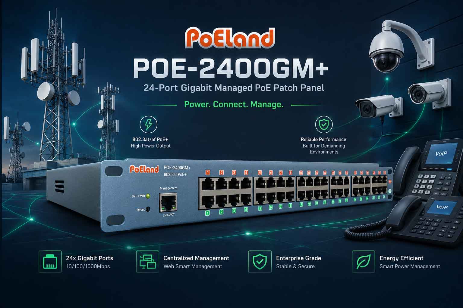 پچ پنل poe مدیریتی poeland